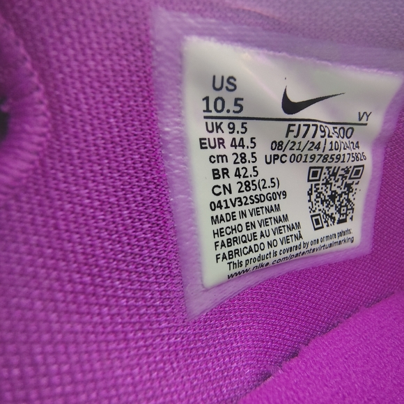 Nike Giannis Freak 6 EP Bold Berry Hyper Violet Men’s Basketball Shoes 10.5 - Picture 12 of 16